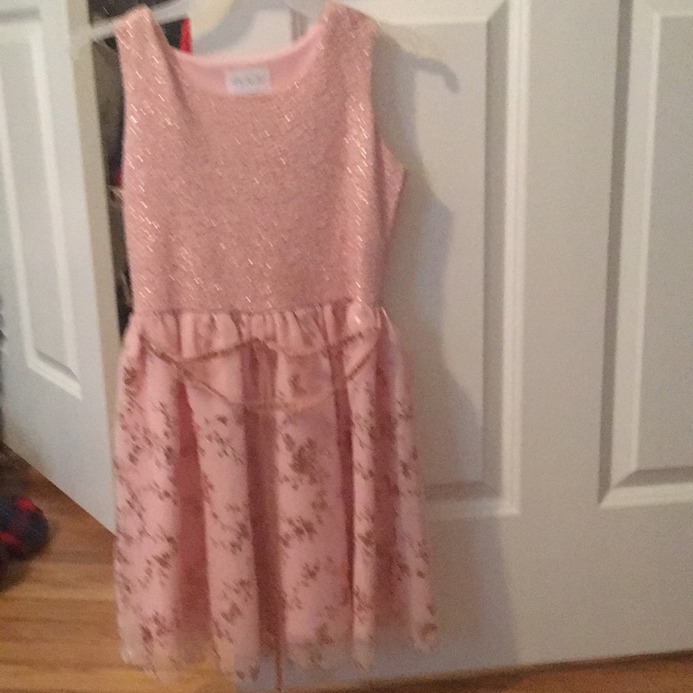 TCP Gorgeous Peachy Pink/Gold Dress 7/8
